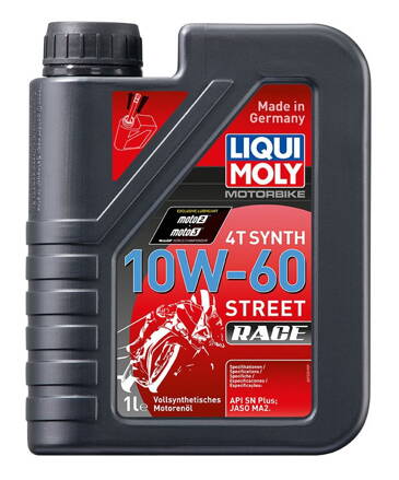 LIQUI MOLY Motorbike 4T Synth 10W60 Race, plne syntetický motorový olej 1 l  LI 1525