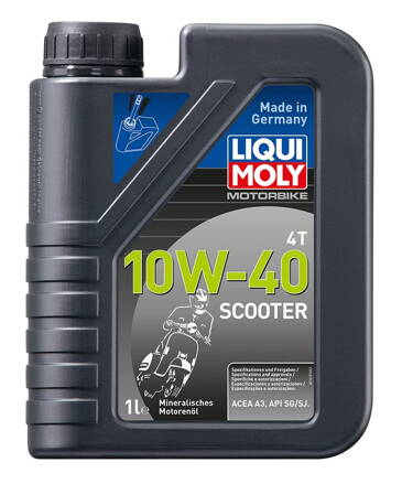 LIQUI MOLY Motorbike 4T 10W40 Scooter, minerální motorový olej 1 l  LI 1618