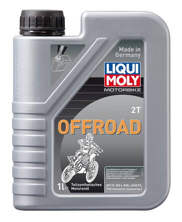 LIQUI MOLY Motorbike 2T Offroad, polosyntetický motorový 2T olej 1 l  LI 3065