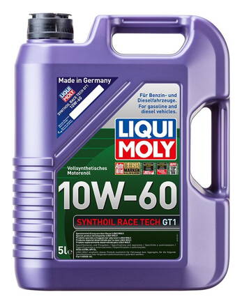 LIQUI MOLY Synthoil, Race Tech GT1 10W60,plně syntetický motorový olej 5L  LI 8909