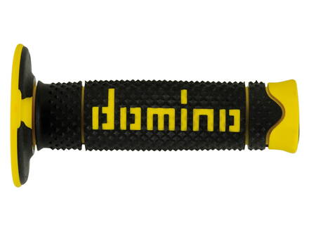 gripy (offroad) dĺžka 120 mm, DOMINO (čierno-žlté) M018-155