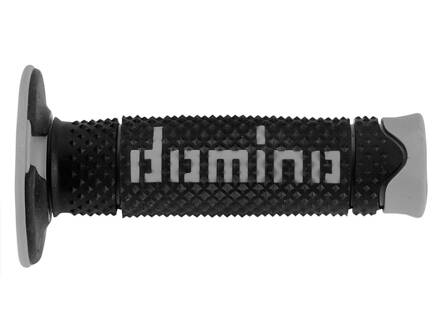 gripy (offroad) dĺžka 120 mm, DOMINO (čierno-šedé) M018-159