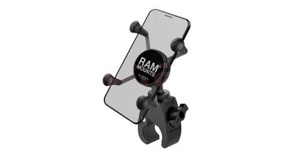 kompletná zostava držiak mobilného telefónu X-Grip so "Snap-Link Tough-Claw" upínaním na riadidlá, RAM Mounts M021-030