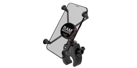 kompletná zostava držiak pre veľké mobilní telefony X-Grip so "Snap-Link Tough-Claw" upínaním na riadidlá, RAM Mounts M021-036