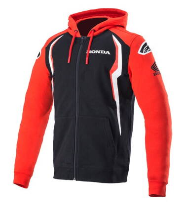 mikina na zips s kapucou HONDA, ALPINESTARS M180-331