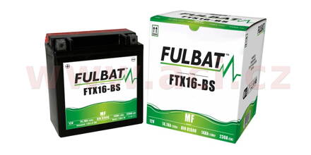 batéria 12V, FTX16-BS, 14Ah, 230A, bezúdržbová MF AGM 150x87x161 FULBAT (vr. balenia elektrolytu) M310-108