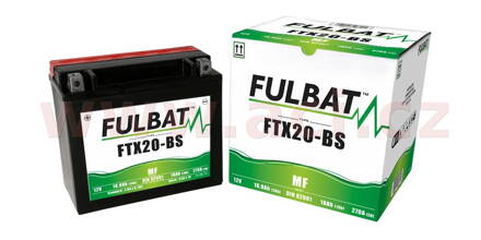 batéria 12V, FTX20-BS, 18Ah, 270A, bezúdržbová MF AGM 175x87x155 FULBAT (vr. balenia elektrolytu) M310-110