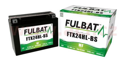 batéria 12V, FTX24HL-BS, 22,1Ah, 350A, bezúdržbová MF AGM 205x87x161, FULBAT (vr. balenia elektrolytu) M310-113