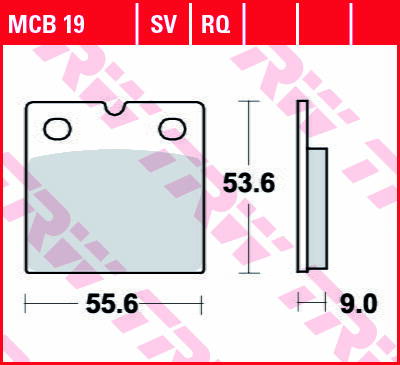 brzdove platničky TRW MCB19