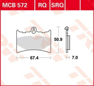 brzdove platničky TRW MCB572