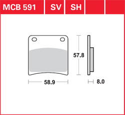 brzdove platničky TRW MCB591