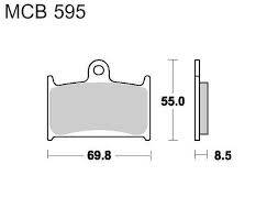 brzdove platničky TRW MCB595SV