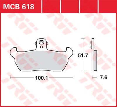 brzdove platničky TRW MCB618