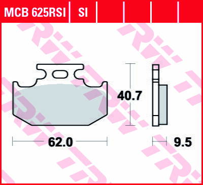 brzdove platničky TRW MCB625SI