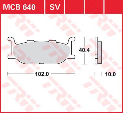 brzdove platničky TRW MCB640SV