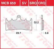 brzdove platničky TRW MCB659SV