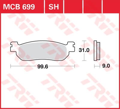 brzdove platničky TRW MCB699SRM
