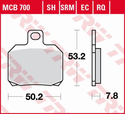 brzdove platničky TRW MCB700EC