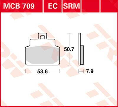 brzdove platničky TRW mcb709