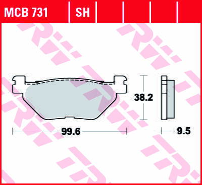 brzdove platničky TRW MCB731