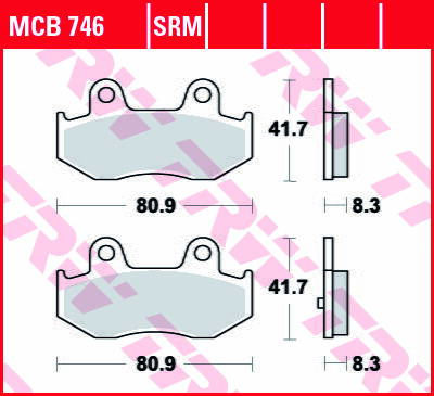 brzdove platničky TRW MCB746