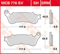 brzdove platničky TRW MCB776