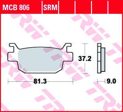 brzdove platničky TRW MCB806LC