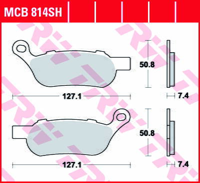 brzdove platničky TRW MCB814SH