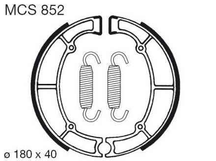 brzdove čeluste TRW MCS852