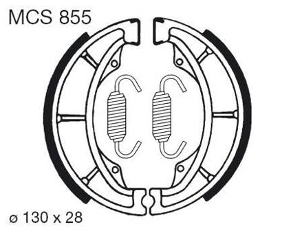 brzdove čeluste TRW MCS855