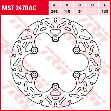 brzdový kotúč RAC TRW 788.06.36 