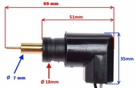 Elektrický sytič komplet pre Yamaha 18mm telo 7mm valček Walbro NK200.34