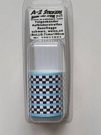 Nálepka závodná vlajka-10011031