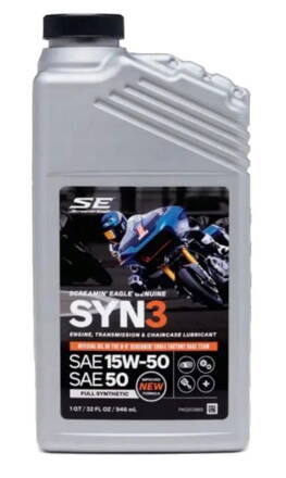 Harley-Davidson® SYN3 Full Synthetic Motorcycle Oil 62600153