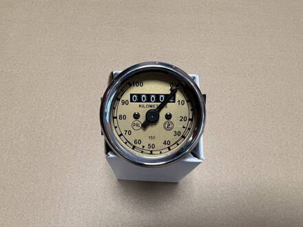 Tachometer, zlatá retro potlač - ČZ 150C 1003540