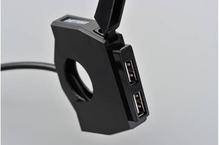 USB-A zásuvka tenká dvojitá, Daytona M001-038