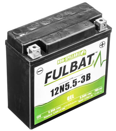 batéria 12V, 12N5.5-3B gél, 12V, 5.5Ah, 55A, M310-203