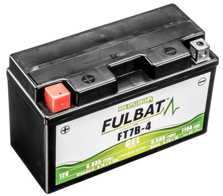 batéria 12V, FT7B-4 gel, 12V, 6.5Ah, 110A, FULBAT M310-229