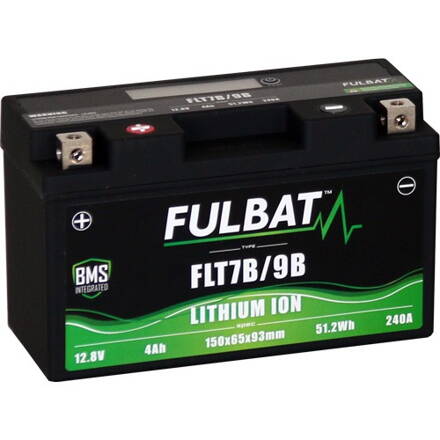 llítiová batéria LiFePO4 FULBAT  12V, 3Ah, 210A, hmotnosť 0,56 kg, 150x66x93 mm nahrádza typy: (CT7B-BS, CT9B-BS) M311-020