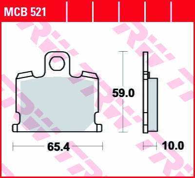 brzdove platničky TRW MCB521