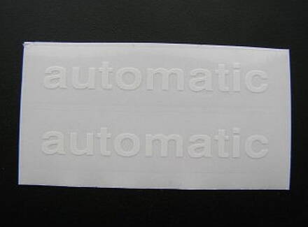 NÁLEPKA AUTOMATIC BIELA PP BABETTA MSK121