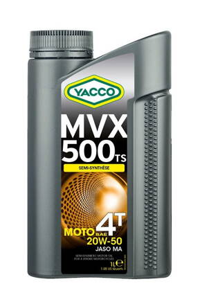 Motorový olej YACCO MVX 500 TS 4T 20W50, YACCO (1 l) MY 33271